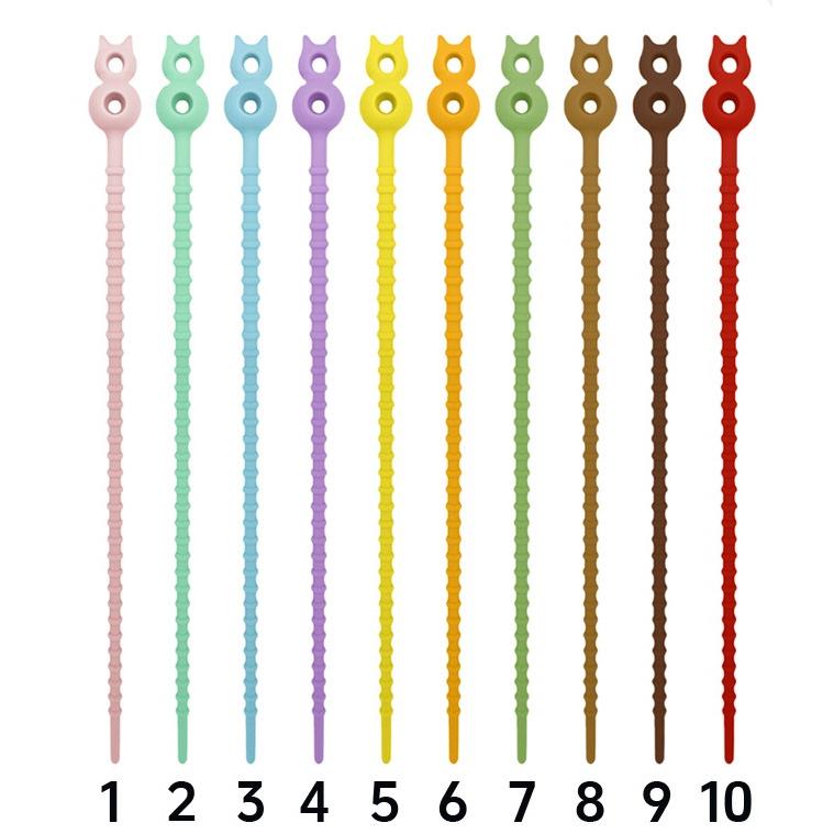 シリコンバンド 10本セット ダブルホール ラブブ labubu バッグ