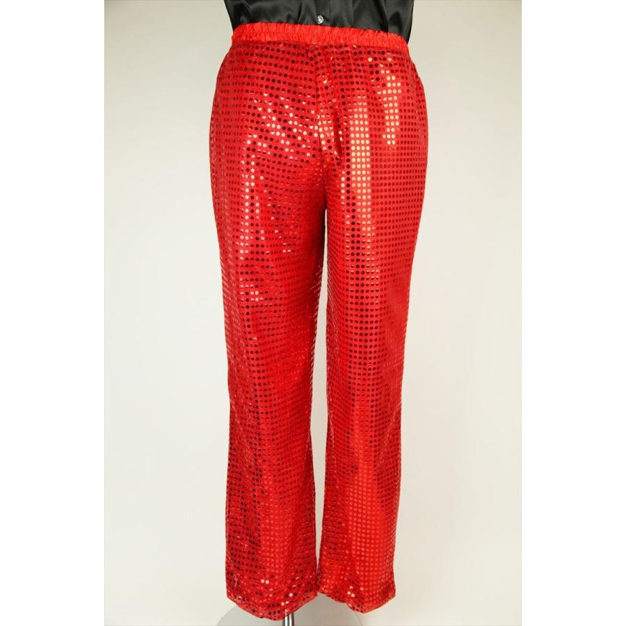 パンツ スパンコール メルヘン生地 赤・桃・黄・緑・青・紫・銀・黒の  