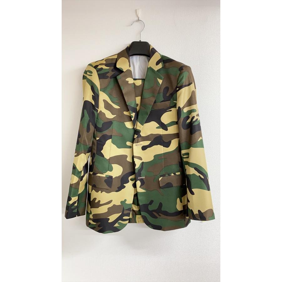 30％OFF】【最終処分】スーツ 迷彩柄 カモフラ柄 ステージ衣装 ダンス