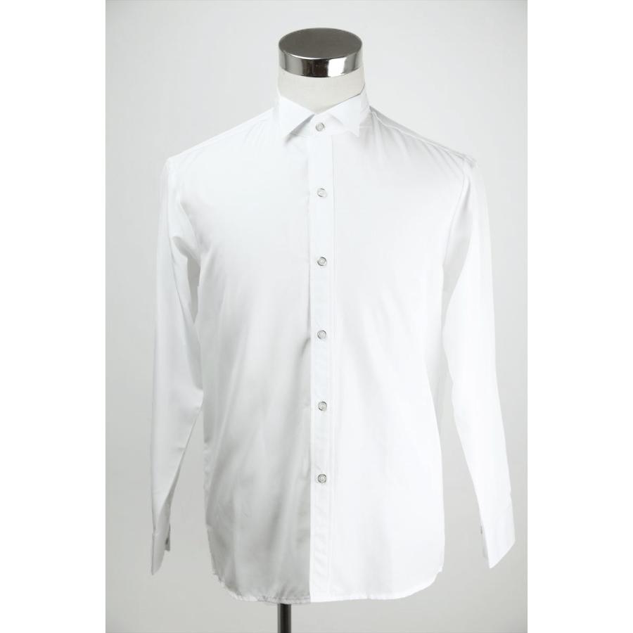 ウィングカラーシャツ 白 600円引き 訳あり アウトレット35sh03w