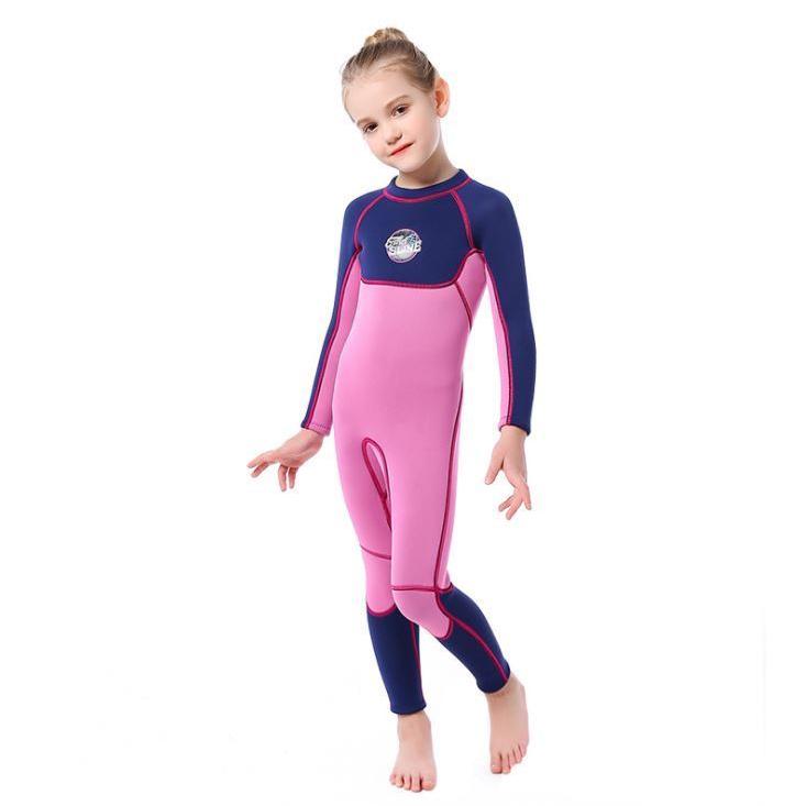 キッズ ウェットスーツ 3mm 子供 女の子 ダイビング サーフィン ネオプレーンバックジッパー 90cwts02｜wonder-stage｜03