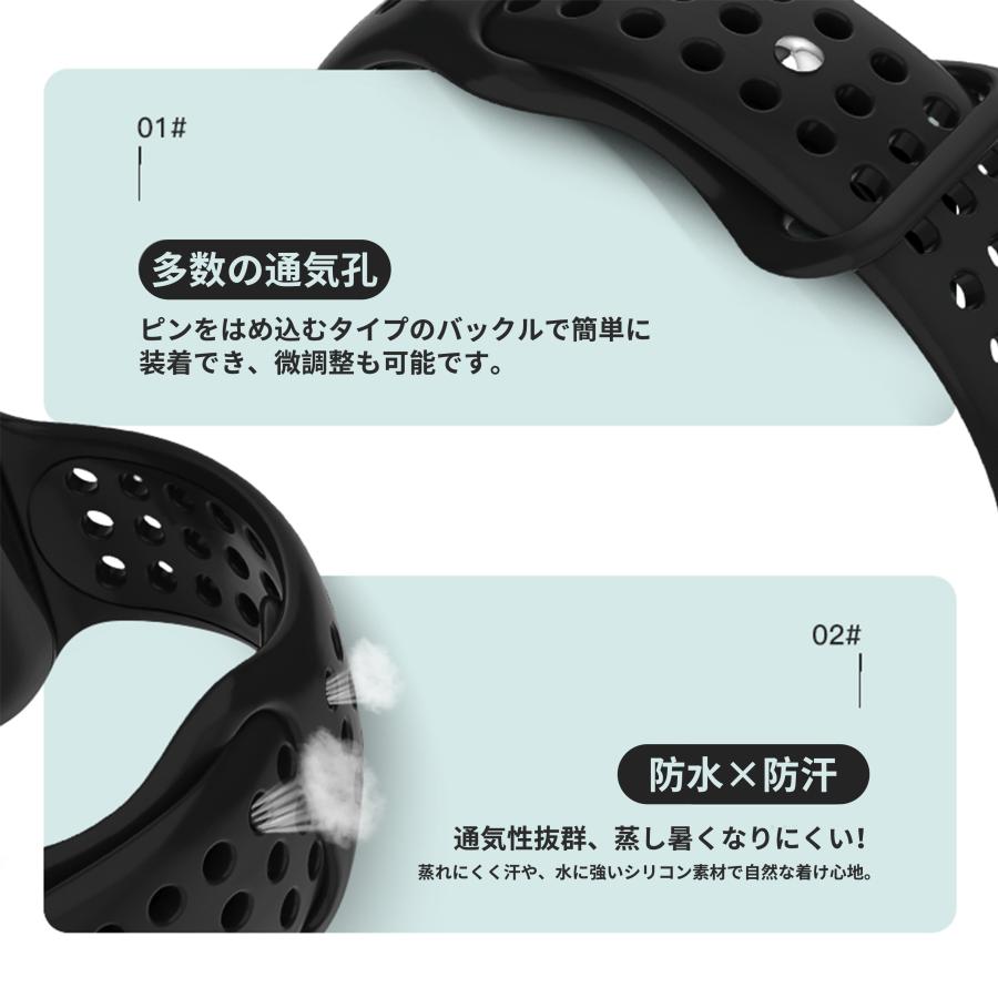アップルウォッチ バンド apple watch シリコンバンド スポーツ 自由