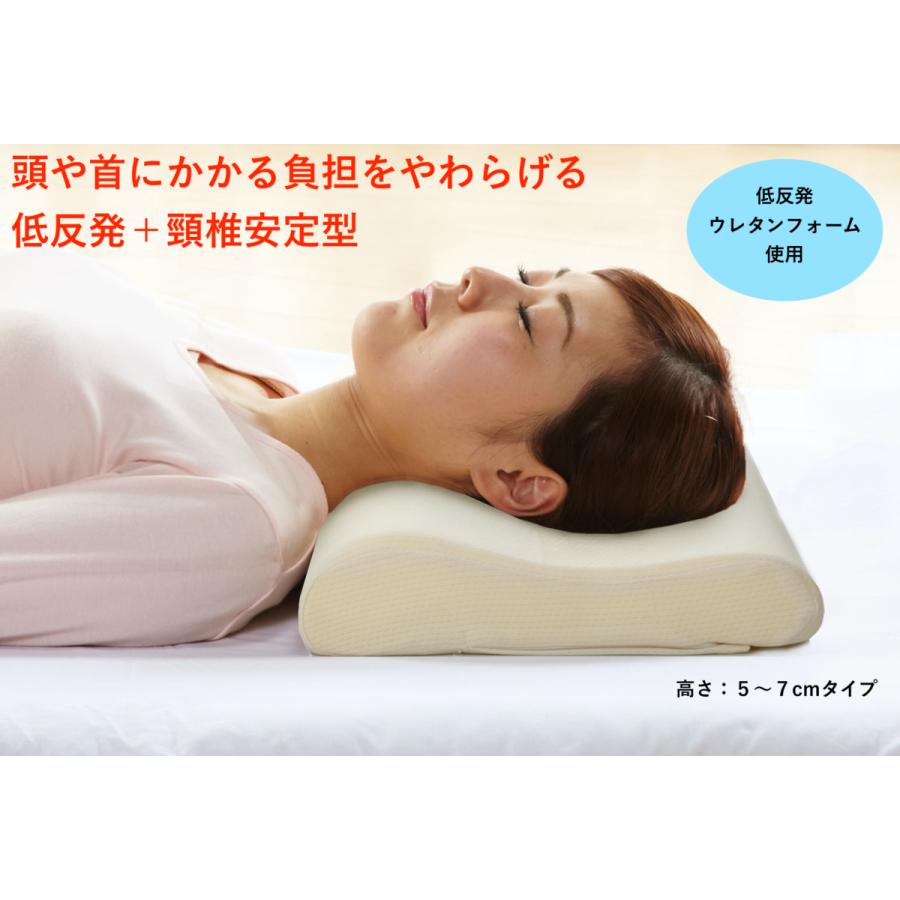 ウォッシャブル低反発枕 30×50cm 高さ5-7cm 低めタイプ 快眠 低 ウォッシャブル低反発枕 30×50cm 高さ5-7cm 低めタイプ 快眠 低