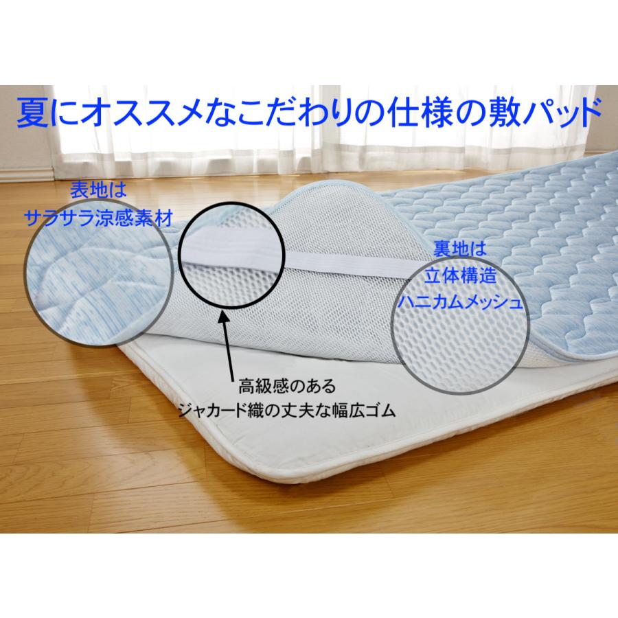 ホットセール ダクロンＱＤ特殊立体ハニカム敷パッド、3層デラックス