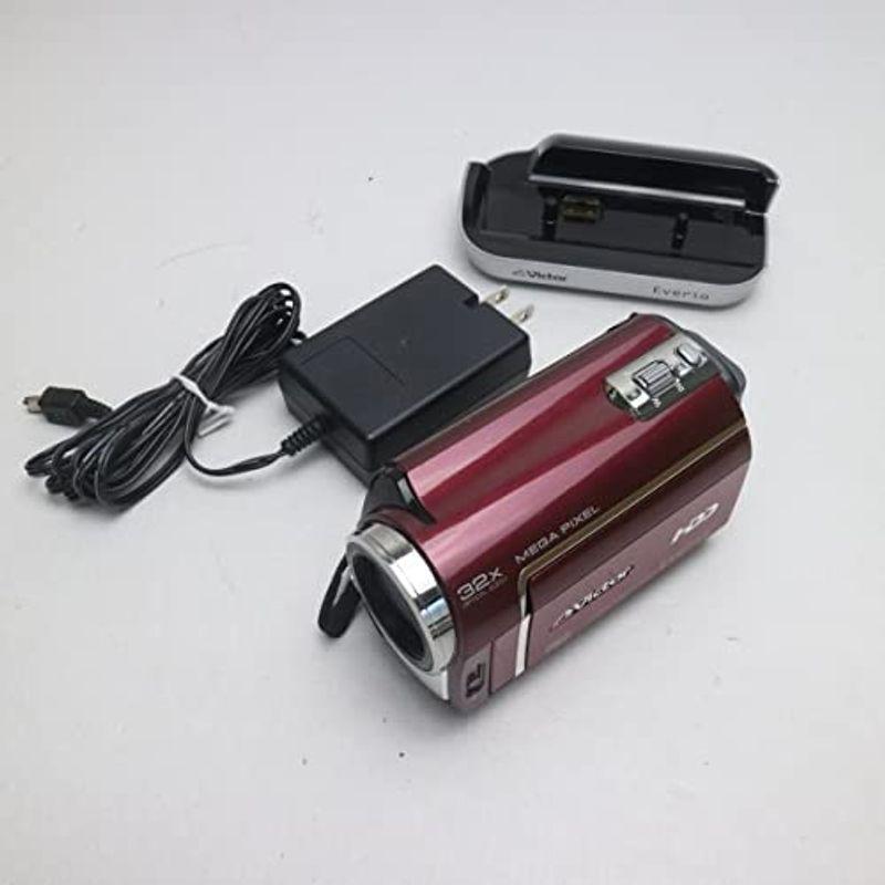 JVC Everio FULL HD ビデオカメラ レッド ビクター Everio JVCケンウッド ハードディスクビデオカメラ エブリオ