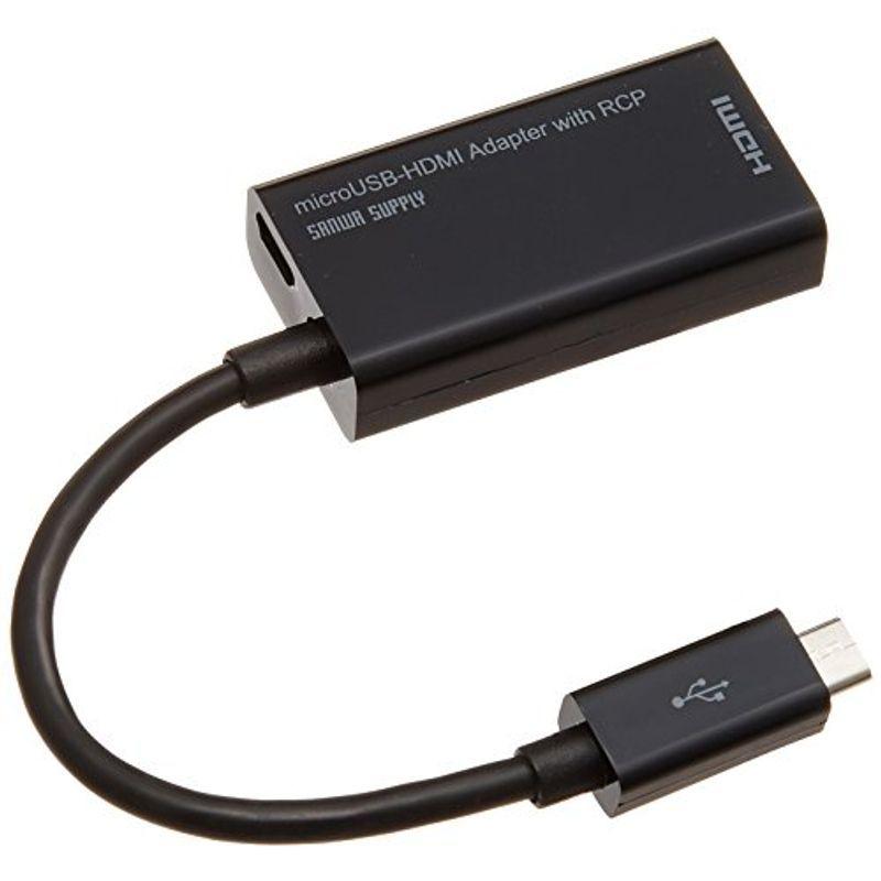 マイクロUSB変換アダプタ  サンワサプライ AD-USB18