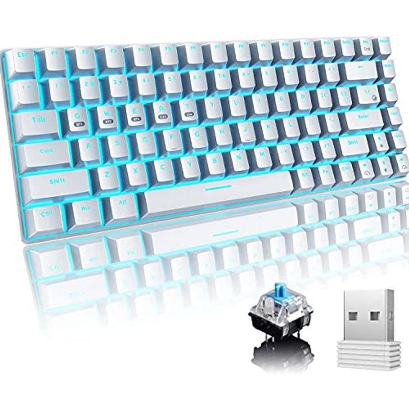 メカニカルキーボード ゲーミングキーボード Bluetooth 2 4ghワイヤレス無線type C有線接続 ワイヤレスキーボード 充電式3 Wonderbox 通販 Yahoo ショッピング