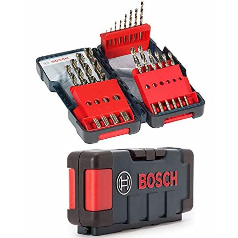 BOSCH (ボッシュ)ドリル ビット HSS-Co 18本セット ケース 付属 2607017047 (ドリル ビット 18本セット ケー ラチェットドライバー