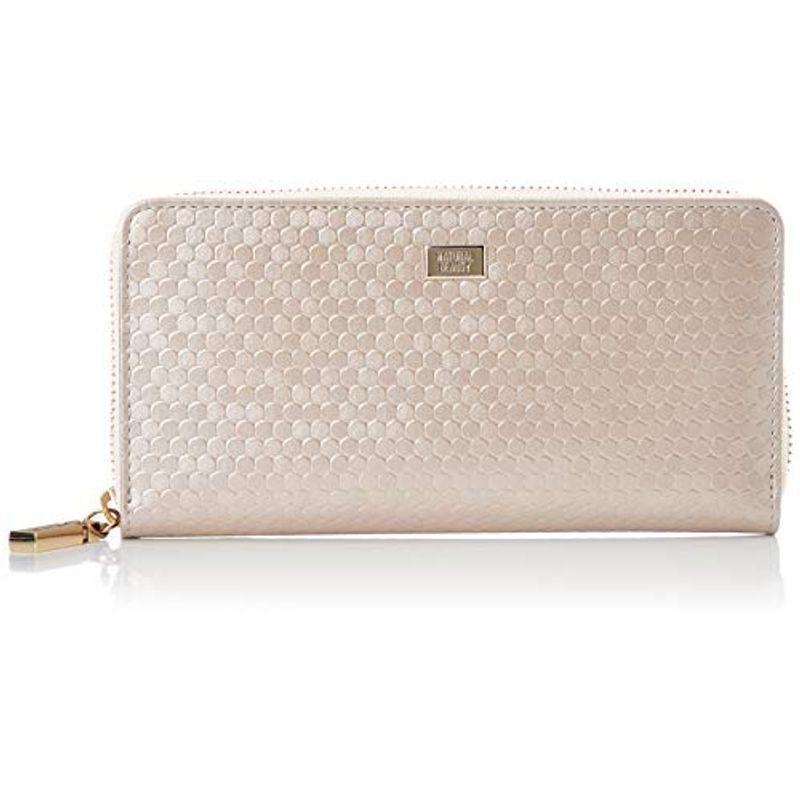 ナチュラルビューティー 長財布 長財布 シャイニードット レディース Wonderbox 長財布 レディース ベージュ