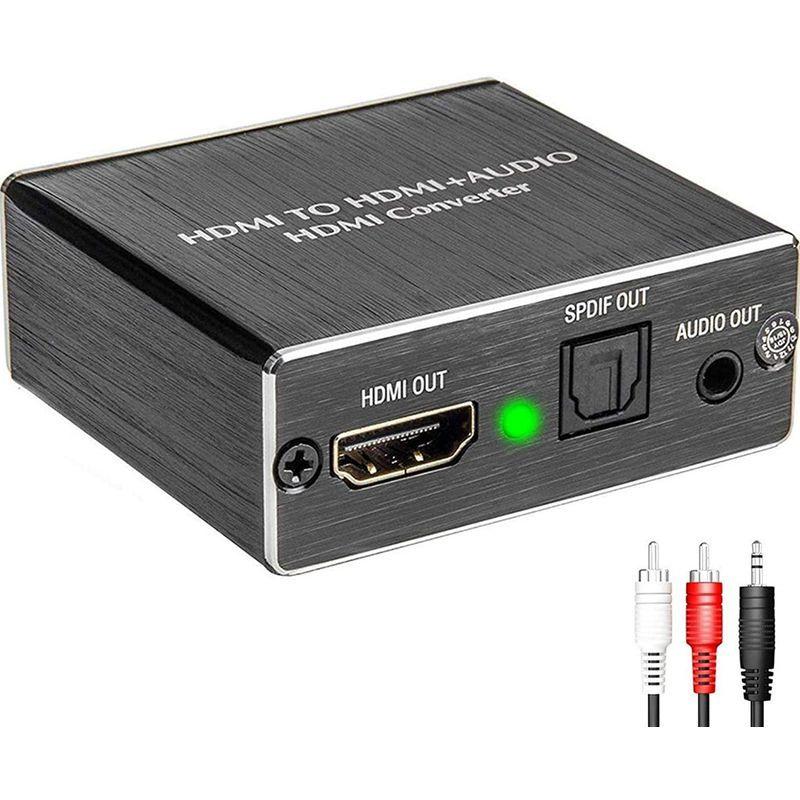 4K HDMI 光デジタル 音声分離 分離器 オーディオ 音声分離機器 Toslink SPDIF + 3.5mm RCA アナログ出力 P｜wonderboxtamaruka｜07