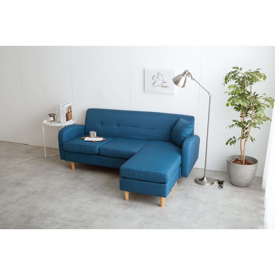 ソファ 3人掛け ソファー オットマン カウチソファ 組み換え自由 脚を