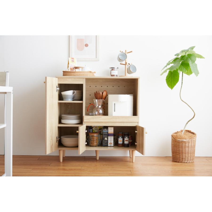 キッチン収納 キッチンボード 食器棚 レンジ台 キッチン カウンター 幅