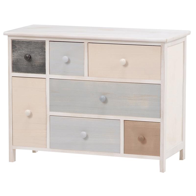 幅73 チェスト 引出し7杯 ローチェスト サイドチェスト 北欧風 リビング収納 衣類収納 収納家具 引出収納 カラフル おしゃれ 玄関 リビング 寝室 ライトカラー ワンダフルマートヤフー店 通販 Yahoo ショッピング