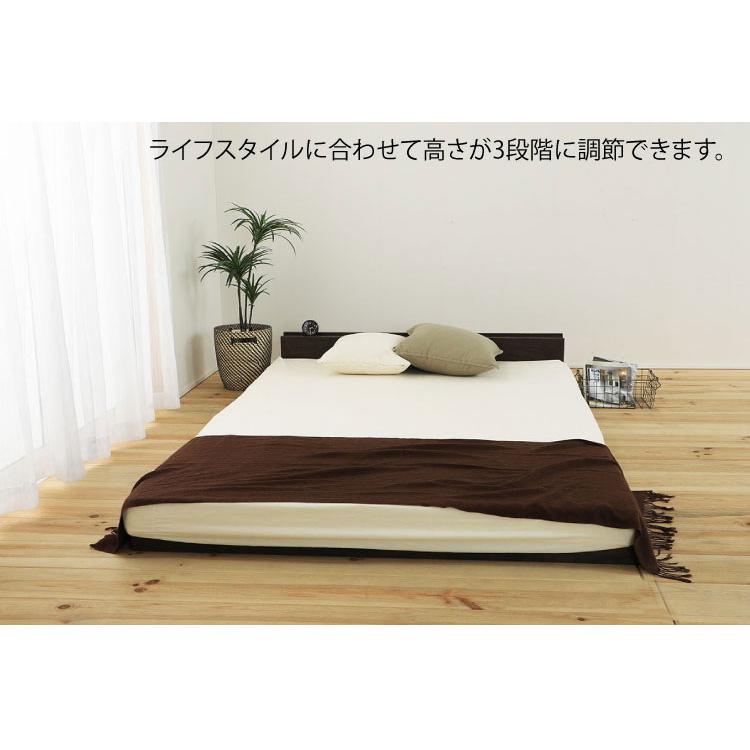 即納 最大半額 セミダブル ブラウン ステージすのこベッド すのこベッド 脚付きすのこベッド フレームのみ 高さ調節 セミダブルベッド すのこ ベッド 天然木 豪華 Southpointbd Com