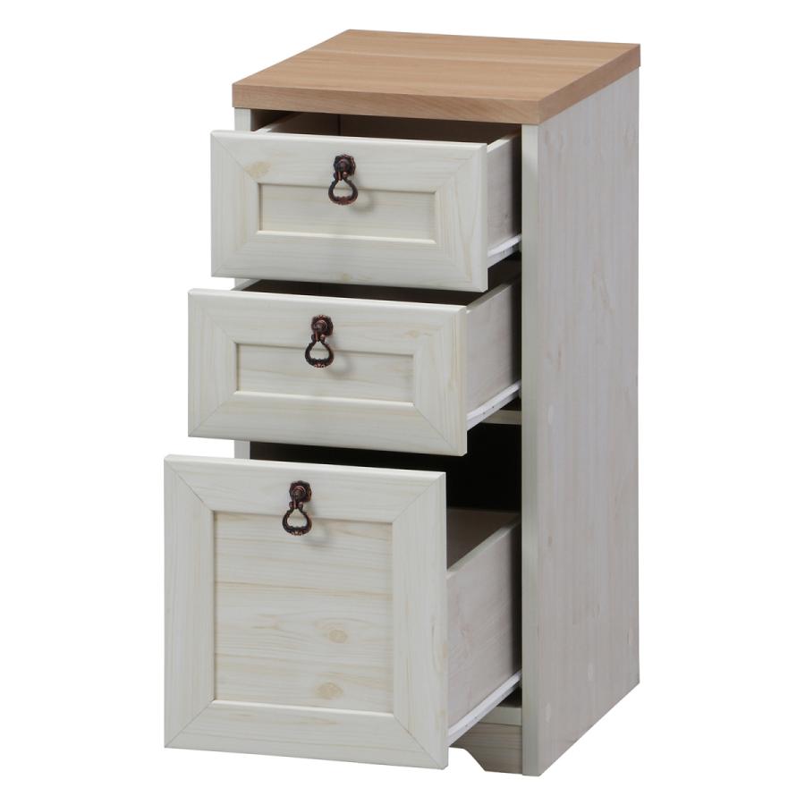 幅33 ドレッサー サイドチェスト 3段引出 スリムチェスト ドレッサー用 リビング収納 すき間収納 メイク収納 小物収納 大人ドレッサー アンティーク調 ワンダフルマートヤフー店 通販 Yahoo ショッピング