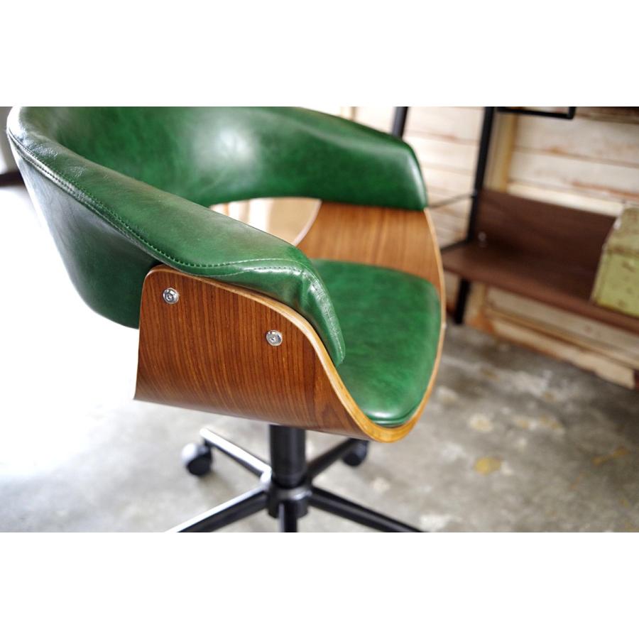 チェア ワークチェア 椅子 イス 曲げ木 360度回転 キャスター付 高さ