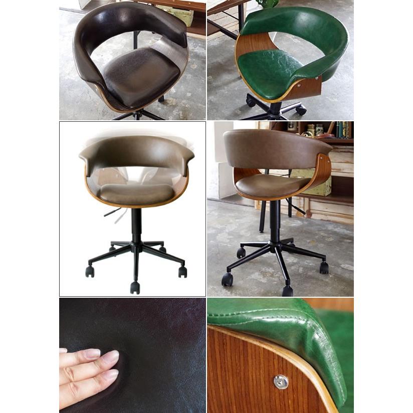 チェア ワークチェア 椅子 イス 曲げ木 360度回転 キャスター付 高さ