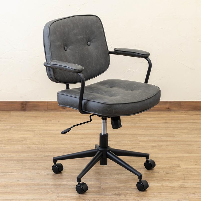 インダストリアル 工業系 回転式スツール ワークチェア キャスター付き インダストリアル 工業系 回転式スツール ワークチェア