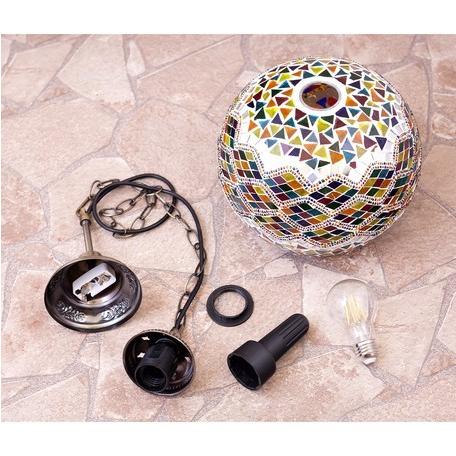 ランプ ペンダントランプ LED電球付き Sサイズ 直径19cm 天井照明 吊