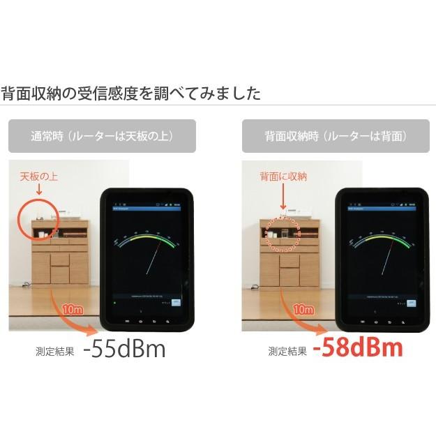 キャビネット テレビ台 プリンター台 FAX台 電話台 幅90cm チェスト リビング収納 配線収納 ルーター収納 コンセントタップ収納 コード穴 鏡面仕上げ_9