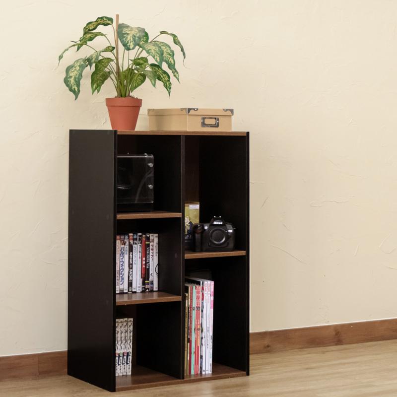 ラック 本棚 キャビネット リビング収納 幅50 カラーボックス A4