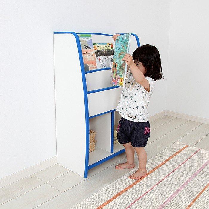 絵本ラック 日本製 絵本棚 キッズ本棚 やわらか 安心素材EVA使用 知育家具 おかたづけ教育 キッズ本棚 子供用家具 低ホルムアルデヒド 完成品 幅63 ブラウン キッズ本棚 完成品 絵本ラック 日本製 絵本棚 知育家具 子供用家具 低ホルムアルデヒド EVA