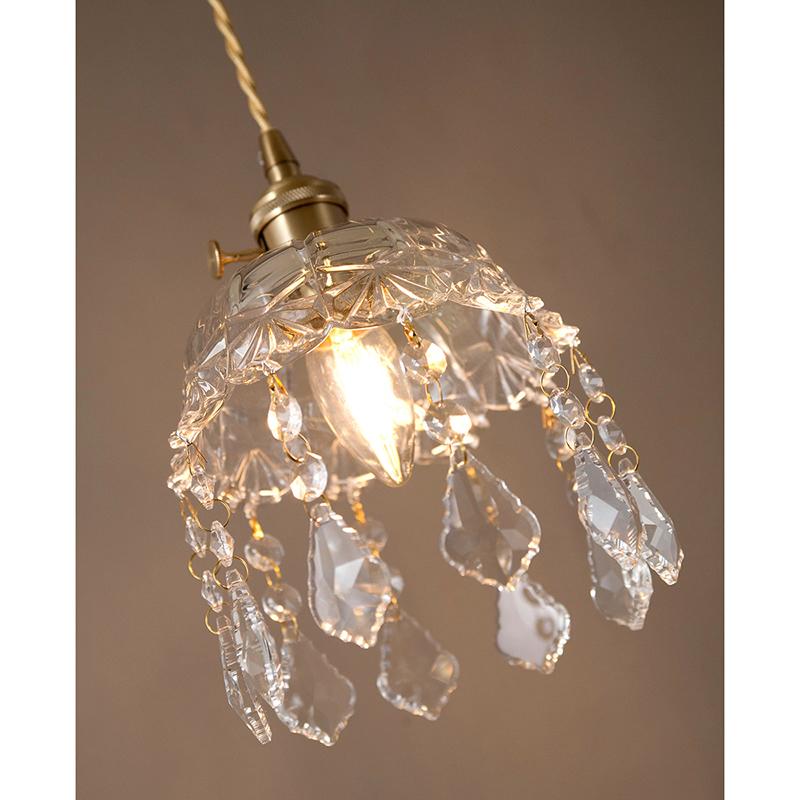 ランプ ペンダントランプ 天井照明 吊照明 クリスタルランプ LED電球