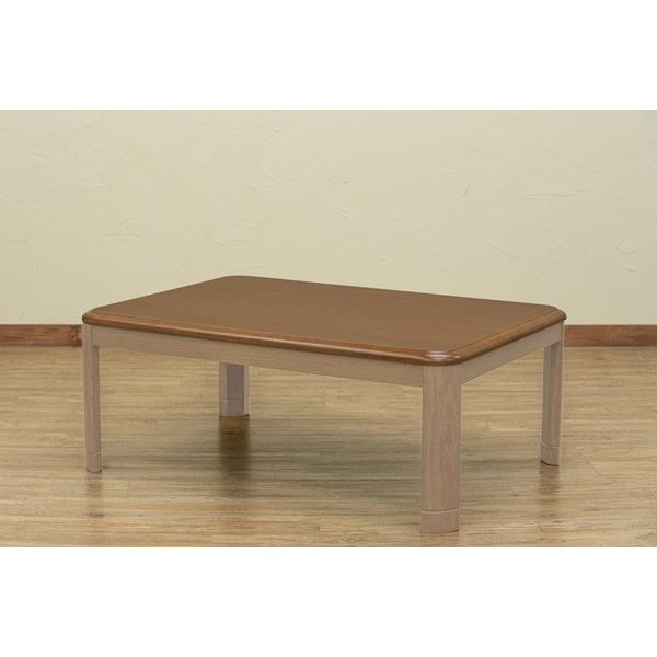 こたつ　テーブル表面オーク材 こたつ用天板 105×75 UV塗装 オーク柄化粧繊維板 家具調 こたつ