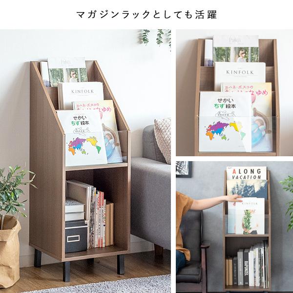 ラック レコードラック コレクションラック ディスプレイラック マガジンラック 絵本ラック 飾り棚 幅35 ジャケットデザイン全体が見える レコード収納_10