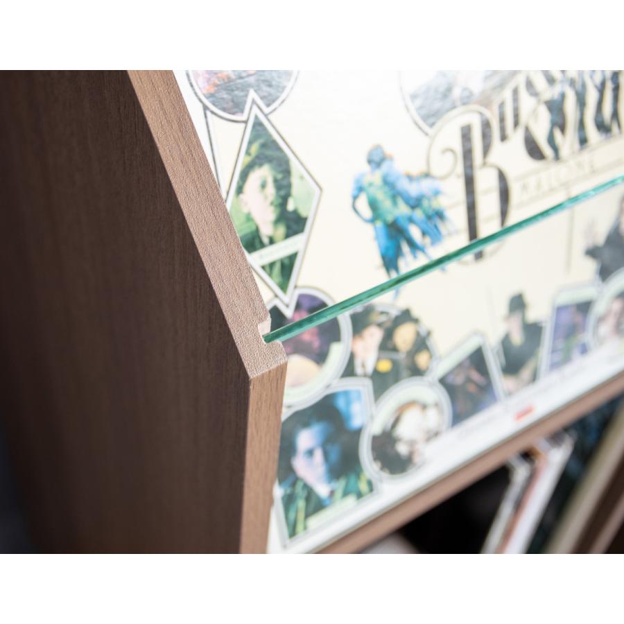 ラック レコードラック コレクションラック ディスプレイラック マガジンラック 絵本ラック 飾り棚 幅35 ジャケットデザイン全体が見える レコード収納_18