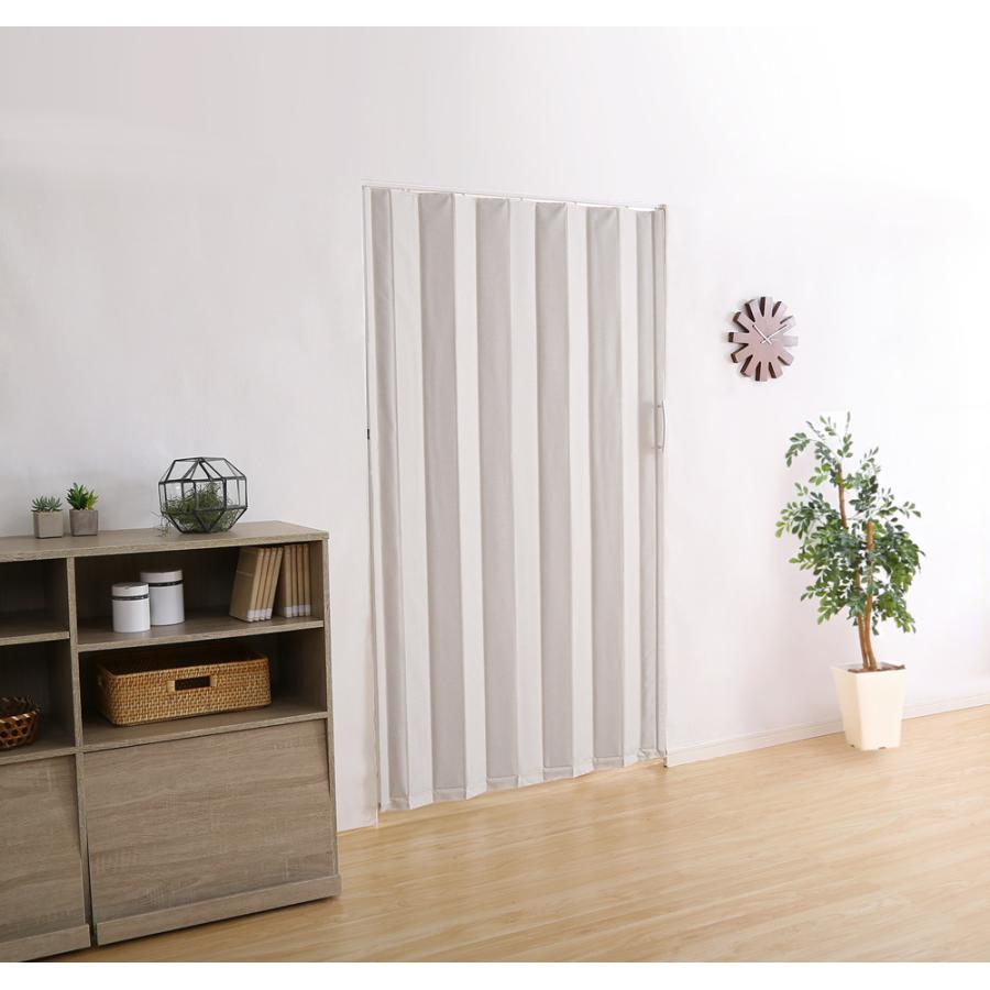 アコーディオンカーテン 間仕切り アコーディオンドア カーテン 間仕切り 幅100cm 高さ174cm
