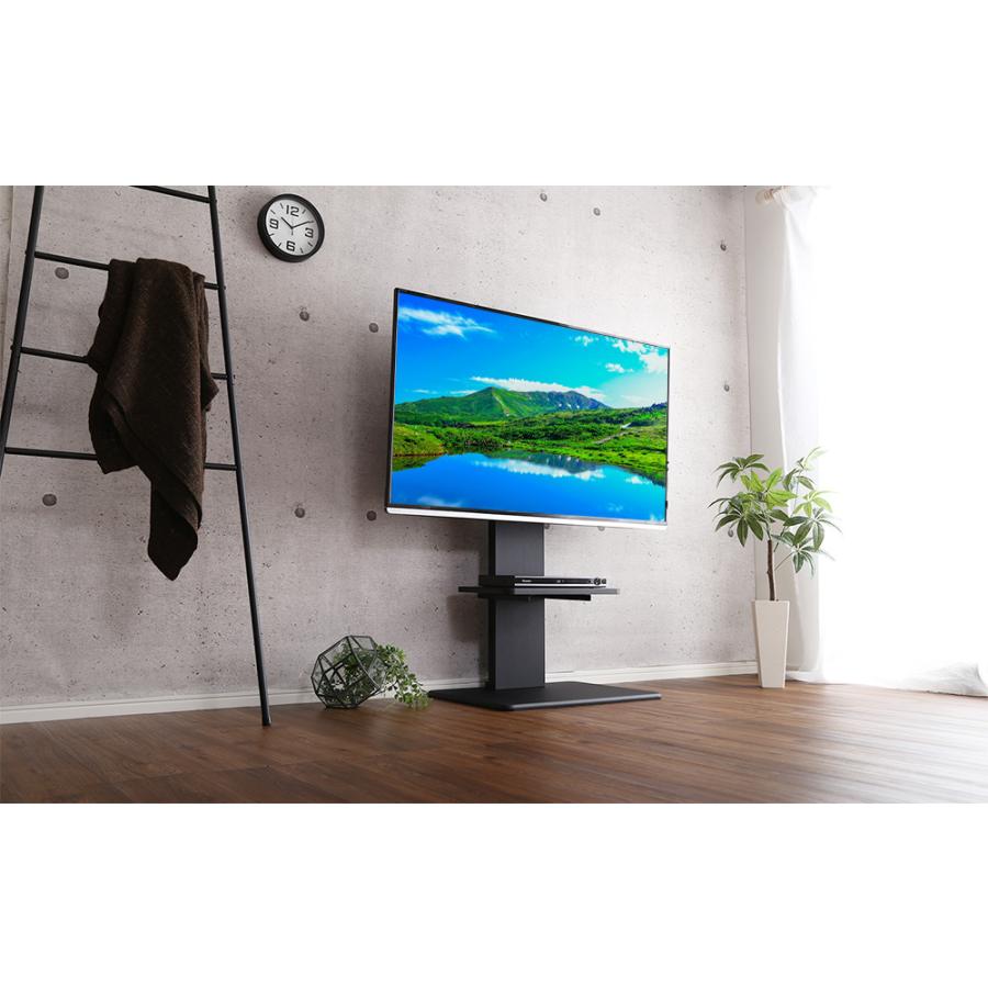 テレビ台 テレビスタンド 55型対応 スイングタイプ 専用棚セット 6段階