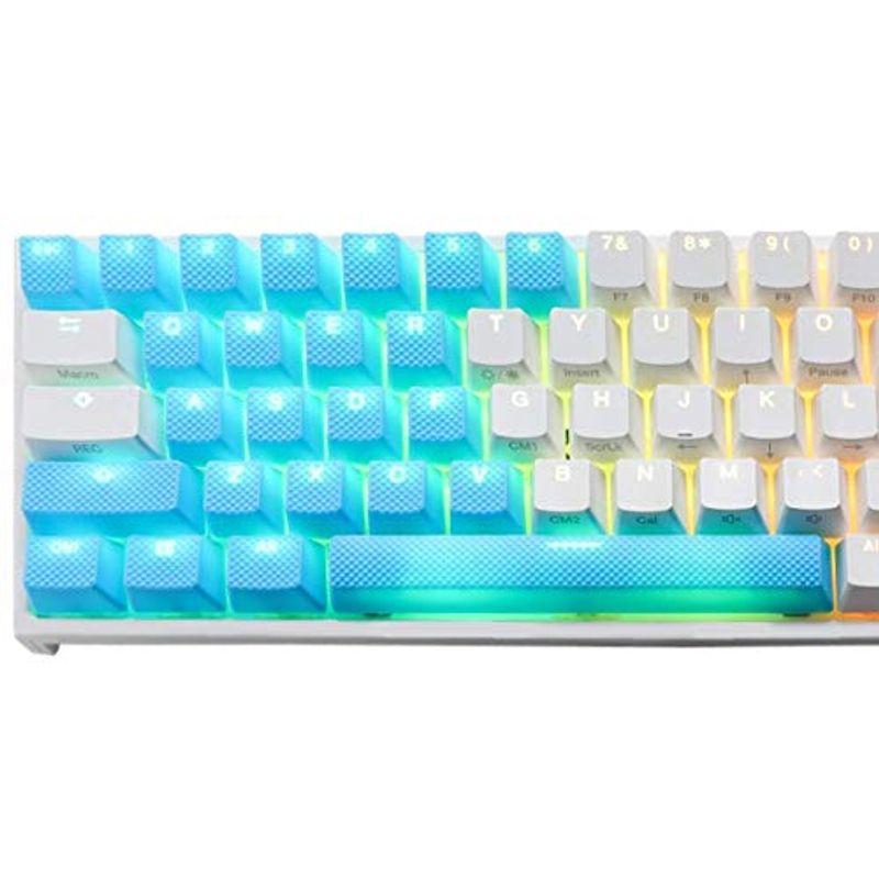 パステルオリーブ Ducky KeyCaps 31セット ゴム製ダブルショットバック