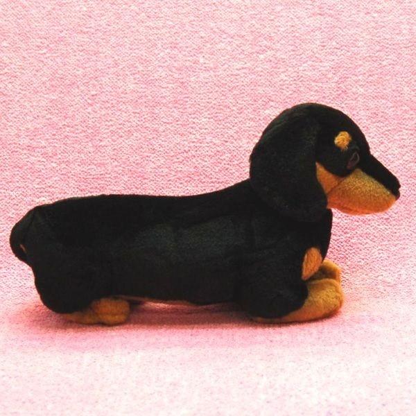 首ジョイントぬいぐるみ（ダックス／スムースヘアドダックス・ブラック