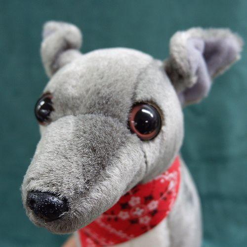 イタグレ イタリアングレーハウンド 首ジョイントぬいぐるみ 犬雑貨