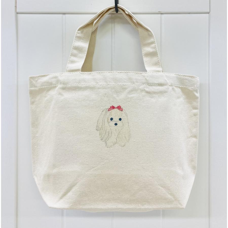 マルチーズ ランチトートバッグ 犬雑貨・プレゼント : 犬種別犬雑貨