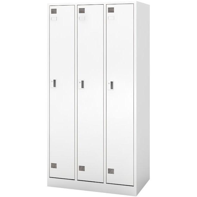 中古　内田洋行　3人用ロッカー　3人ロッカー　３人ロッカー　３人用ロッカー　ホワイト　鍵付　愛知県 一宮市 名古屋 稲沢 江南 岩倉 岐阜 羽島 各務ヶ原 三重 愛知 グッドプライス一宮 内田洋行 システムロッカーNS型 スタンダードタイプ 3人用 ダイヤル錠