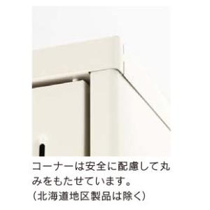 内田洋行 シューズロッカー 3列8段24人用 鍵付き・中棚板なし W900×D380×H1669mm_2