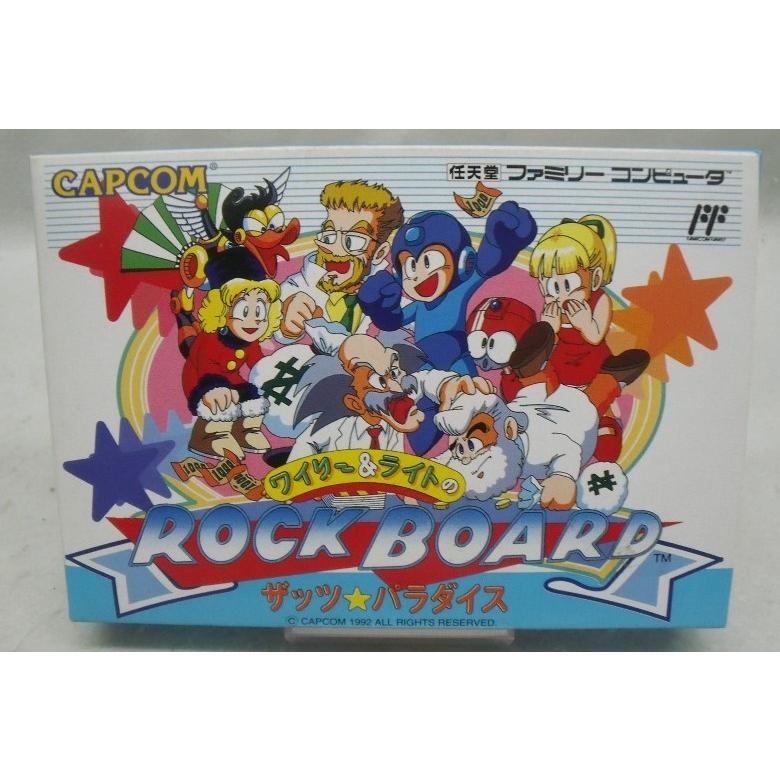 中古】【箱説あり】ファミコンソフト「ワイリー＆ライトのロックボード
