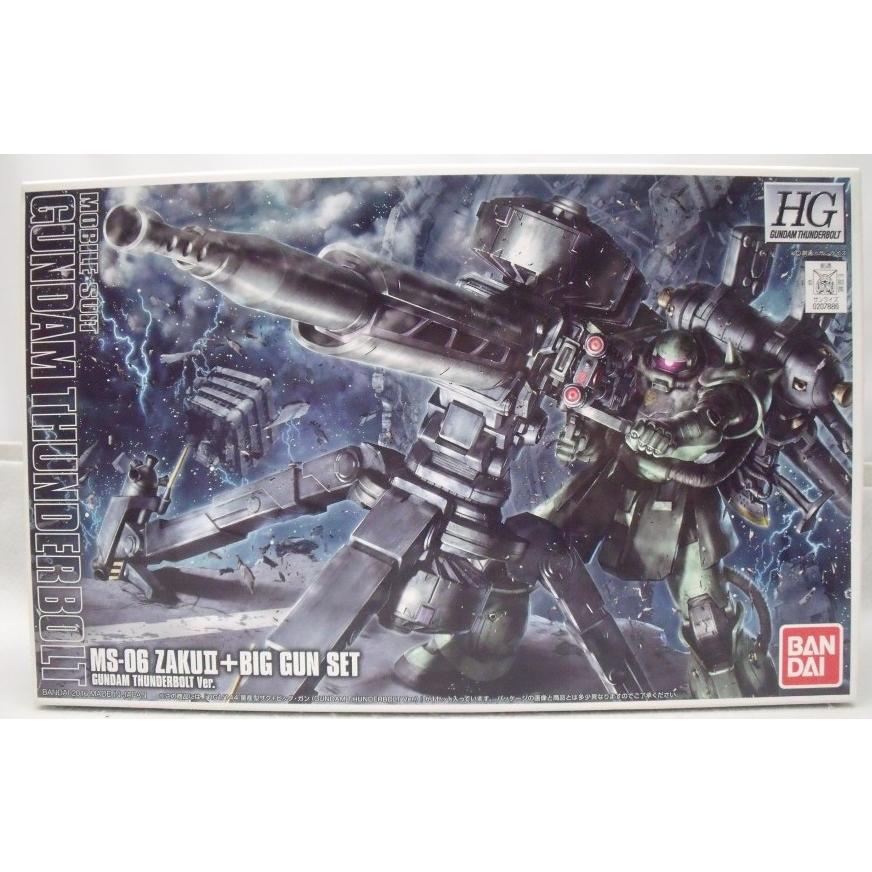 中古】【未組立】1/144 HG 量産型ザク+ビッグ・ガン(GUNDAM 