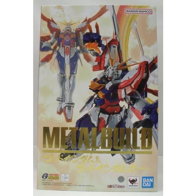 中古】【開封品】METAL BUILD ゴッドガンダム＆ゴッドガンダム弐