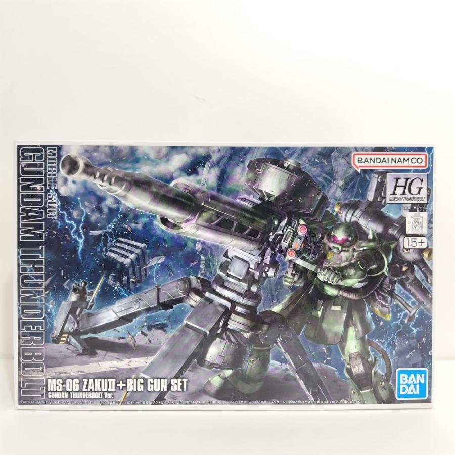 中古】【未組立】1/144 HG 量産型ザク+ビッグ・ガン(GUNDAM