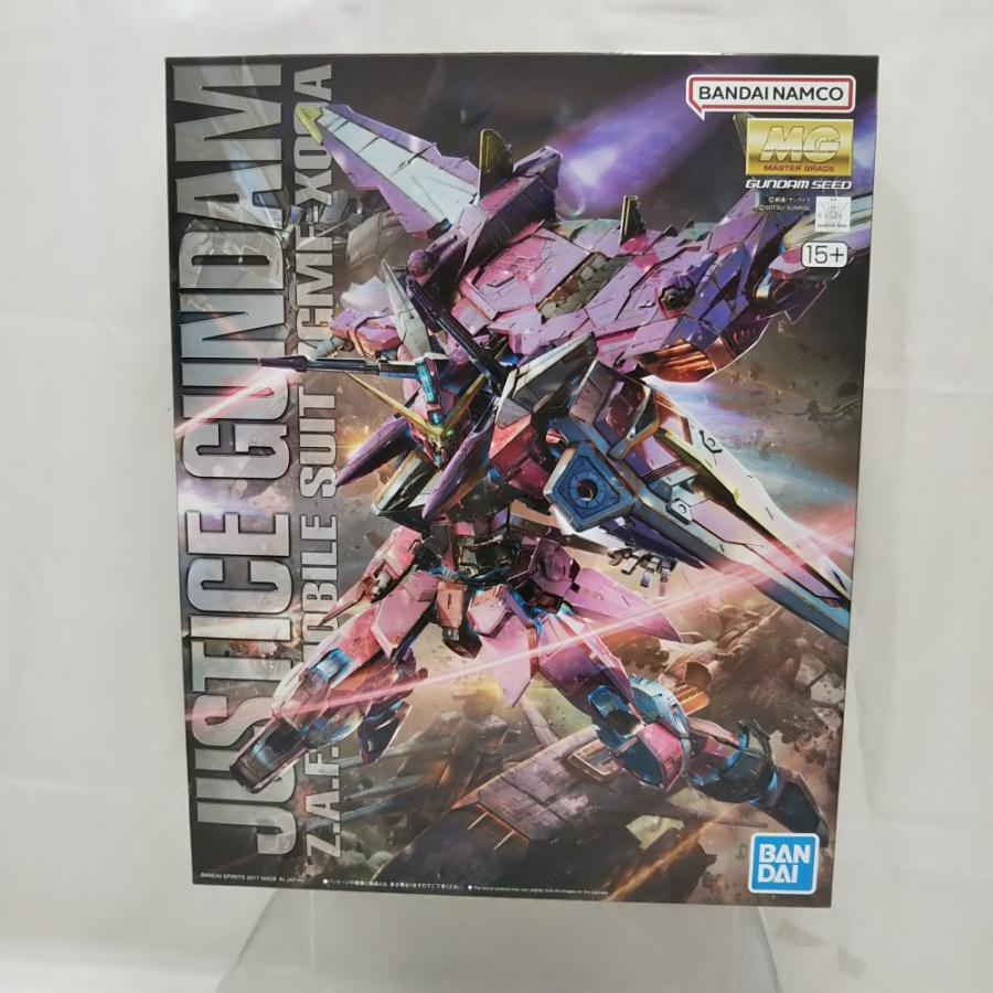 中古】【未組立】1/100 MG ZGMF-X09A ジャスティスガンダム 「機動戦士