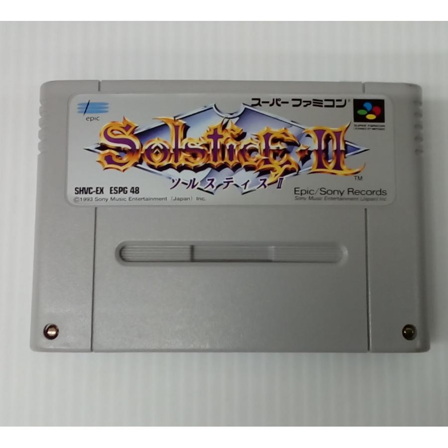 スーパーファミコンソフト「ソルスティスⅡ」中古動作品１個の出品です。 中古】【箱説なし】【動作確認済み】スーパーファミコンソフト