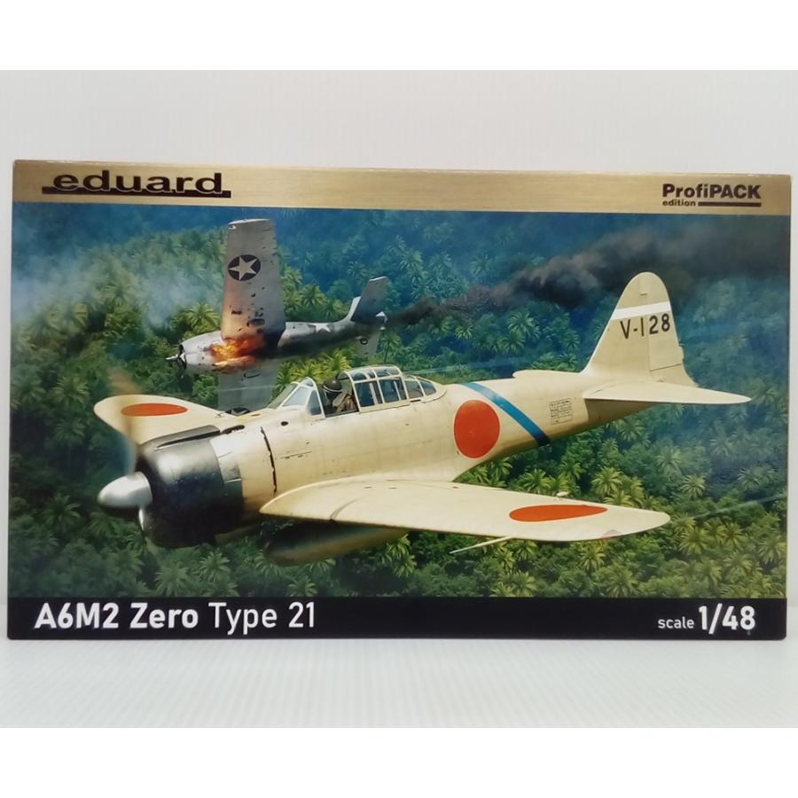 中古】【未組立】1/48 A6M2 零戦21型 プロフィパック [EDU82212