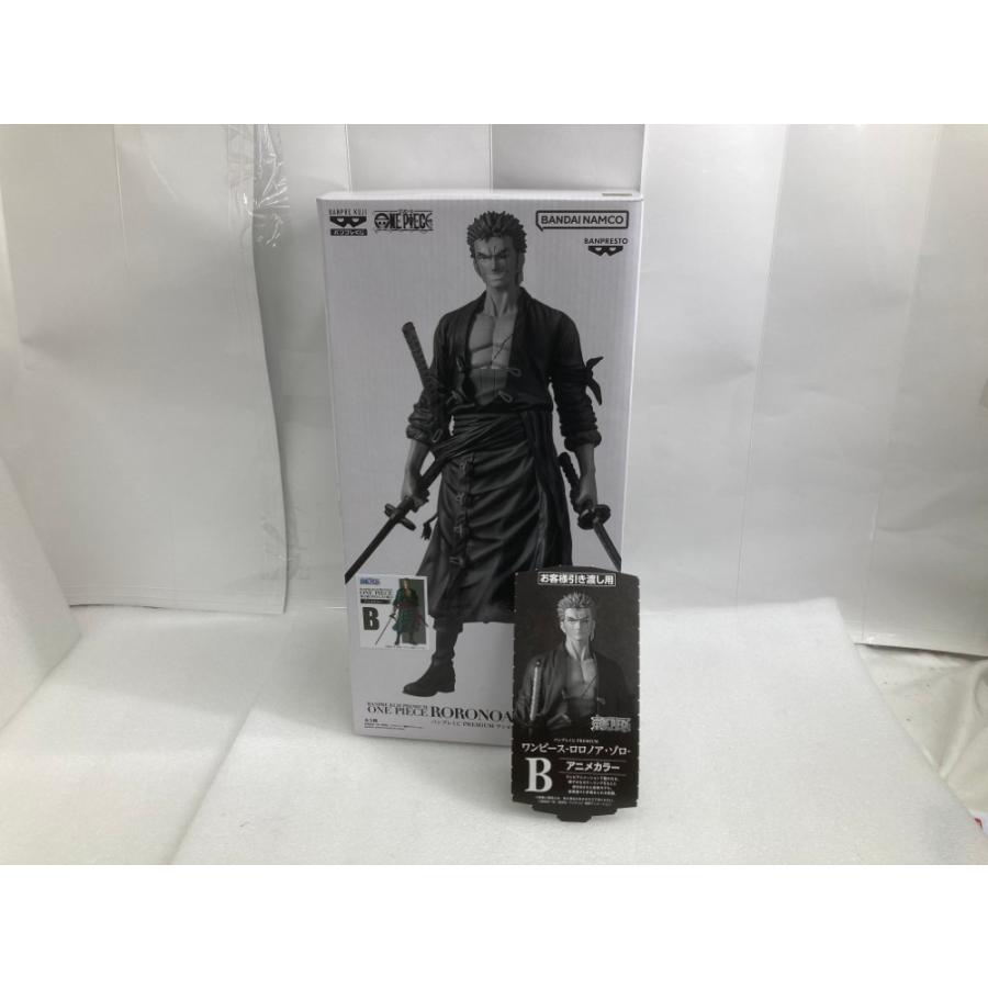 ワンピース　バンプレくじ　ゾロ　A賞　半券付き 中古】【未開封】【半券付】ゾロ(アニメカラー) 「バンプレくじ