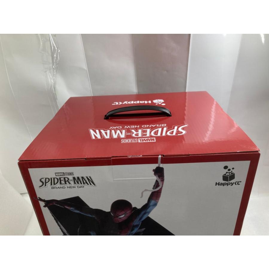 中古】【未開封】スパイダーマン スイングスタチュー「Happyくじ