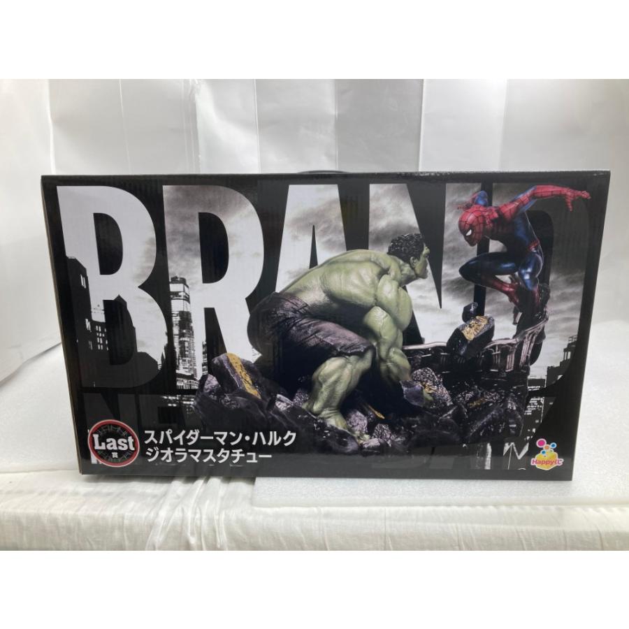 中古】【未開封】スパイダーマン・ハルク ジオラマスタチュー 「Happy