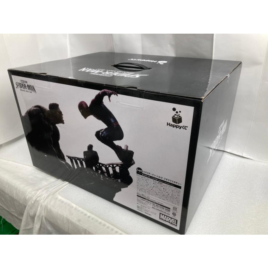 中古】【未開封】スパイダーマン・ハルク ジオラマスタチュー 「Happy