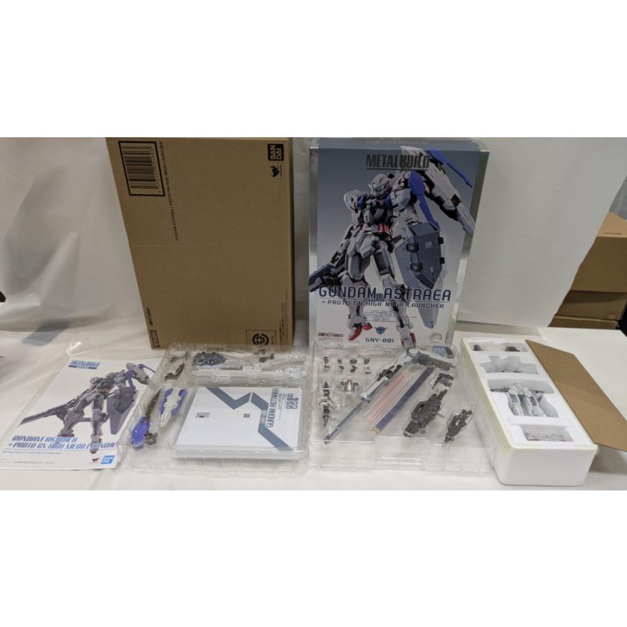 中古】METAL BUILD ガンダムアストレア+プロトGNハイメガランチャー